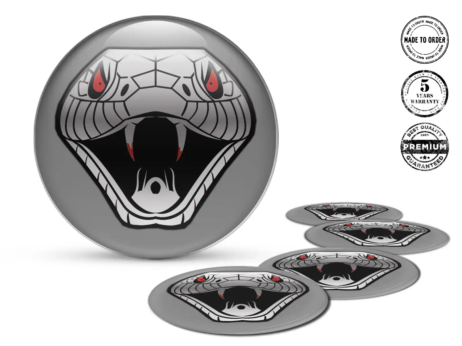 Gewölbte Emblem Hochwertiger Finish Überlegene Dome